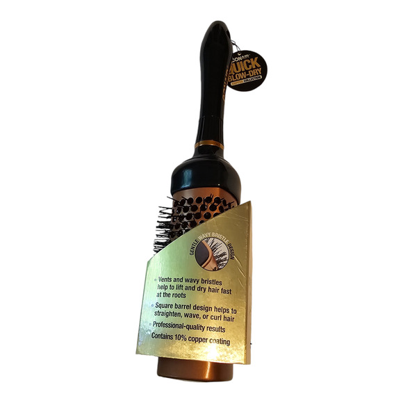 Conair Hairbrush Quick Blow-Dry Copper Collection - Picture 2 of 3